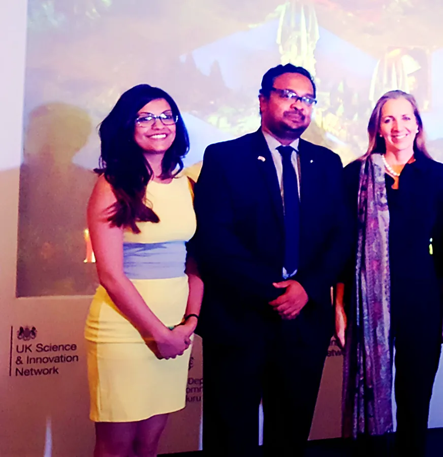 With Baroness Rona Fairhead.