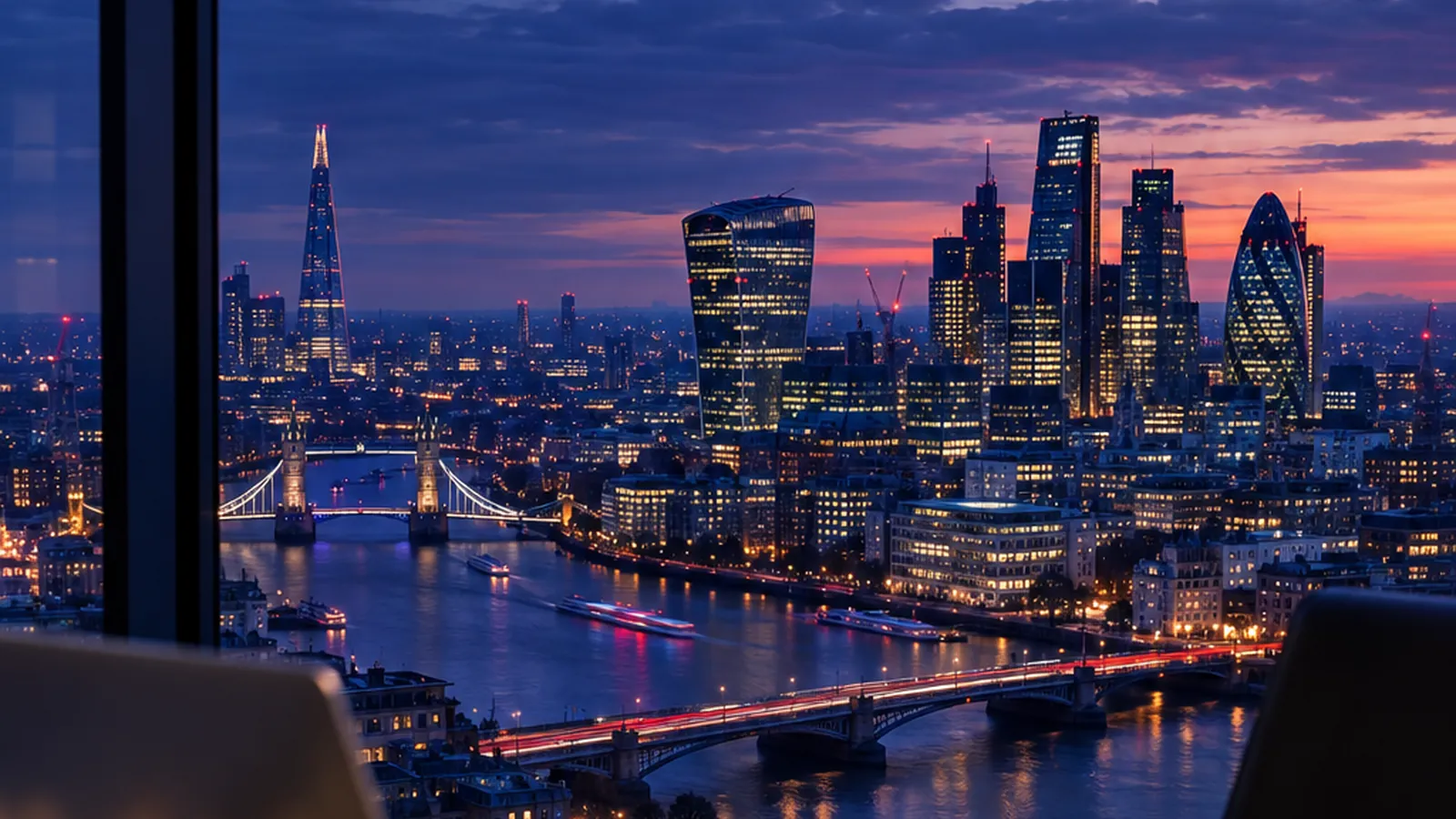 London financial district